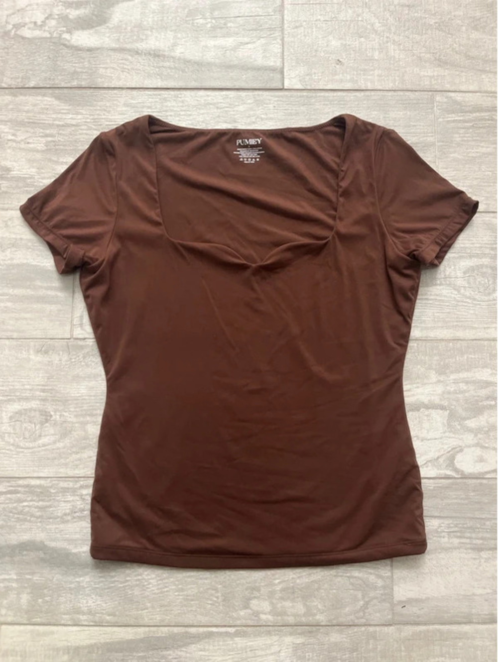 Pumiey Brown Tee